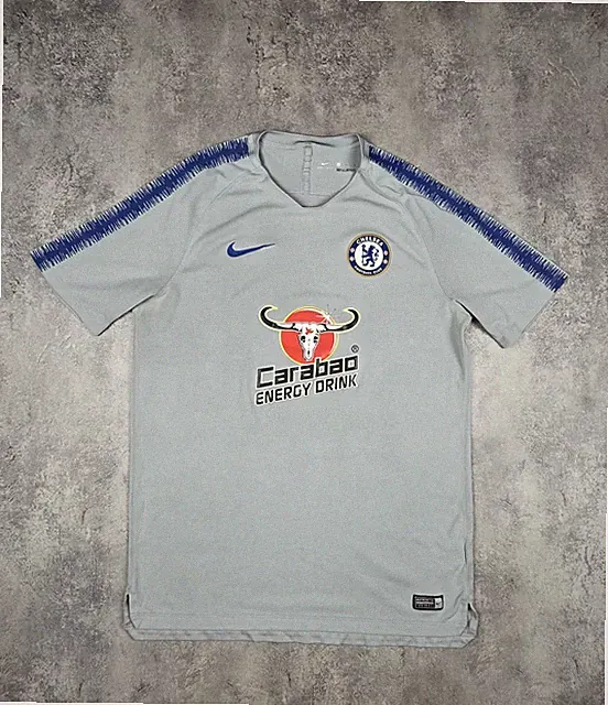 Vintage Nike Chelsea Soccer Jersey 2018-2019 Training Football Shirt Size L