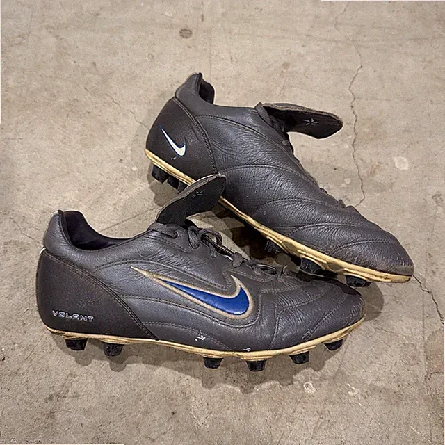 Vintage Nike Metro Blue Gray Volant FG-E Soccer Cleats Shoes Women US 7.5