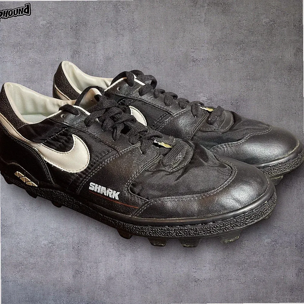 Vintage Nike Shark Soccer Shoes Mens Size 12 90s Rare Football Cleats