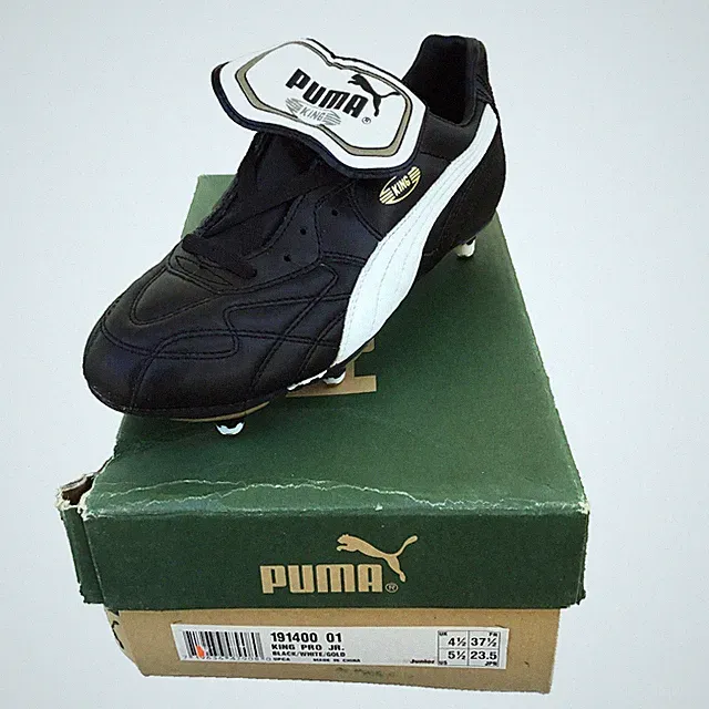 Vintage Puma King Pro JR Soccer Football Cleats Junior US 5.5 UK 4.5 EU 37.5