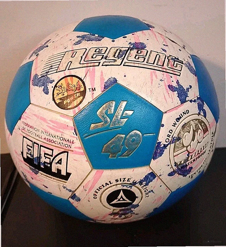 Vintage Regent SL-49 FIFA Splash Power Soccer Ball 1991 Size 5 Football