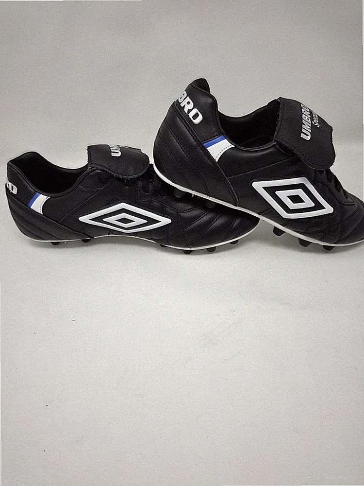 VINTAGE UMBRO SPECIALI LEATHER FOOTBALL BOOTS CLEATS UK 11 ROBERTO CARLOS