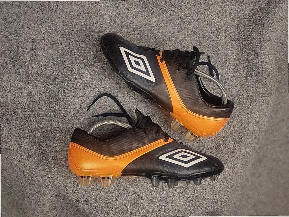 Vintage Umbro Stealth II Pro Leather-A HG Soccer Football Boots Shoes