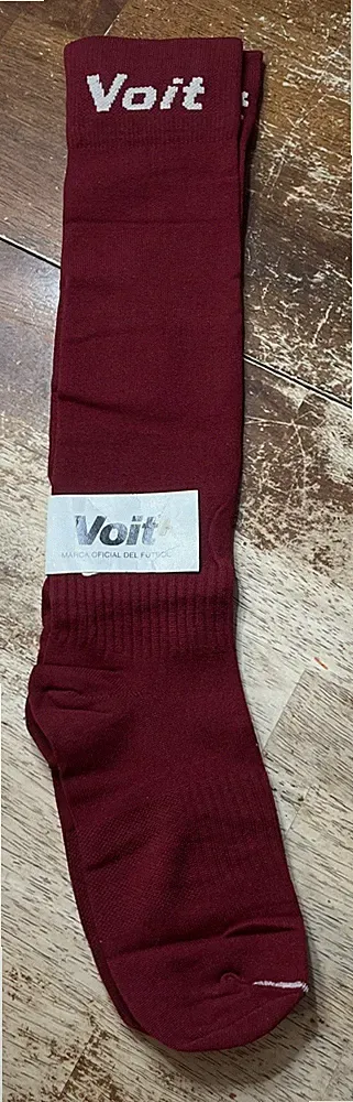 Vintage Voit Knee High Soccer Socks Maroon Futbol Club Socks Made In Mexico NWT
