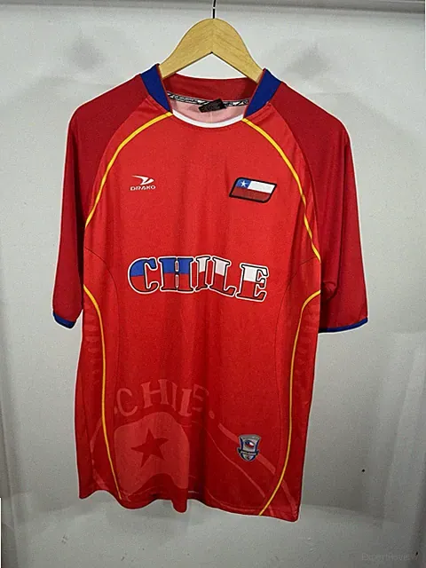 Vintage Y2K Drako Chile National Team Soccer Kit Jersey Large Men’s Sportswear