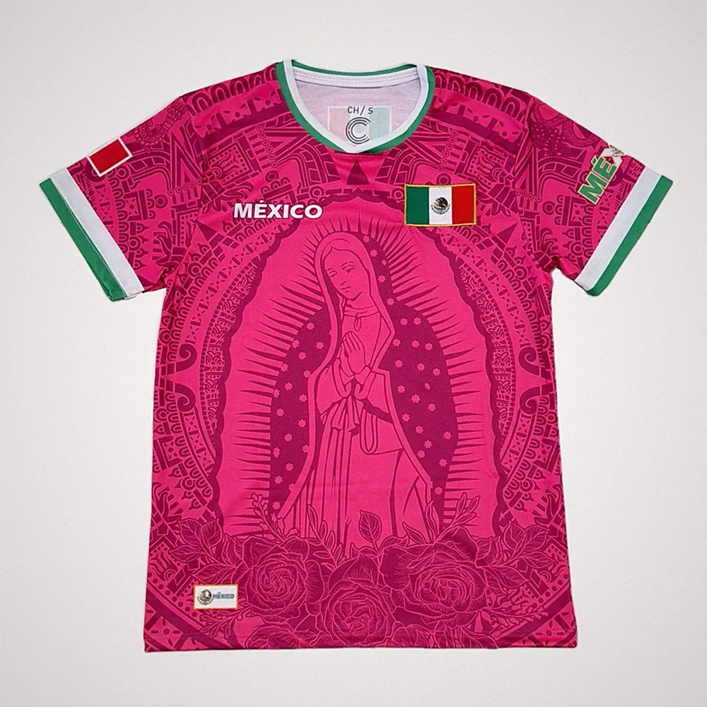VIRGENCITA Mexico Jersey Unisex Hot Pink