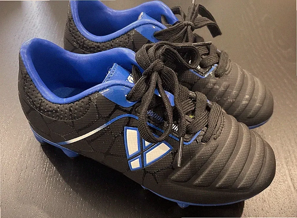 Vizari Avalon Jr FG Soccer Cleats Toddler US 8C Black Blue