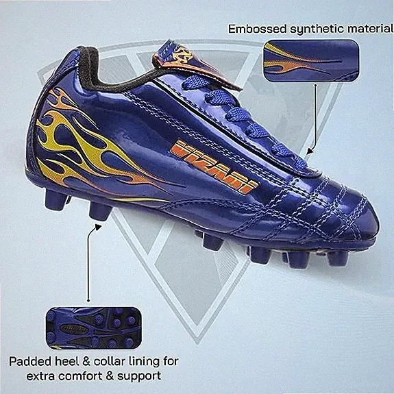 Vizari Blaze FG Kids Soccer Cleats, Blue, Size-Youth-3, VZSE93283Y-3