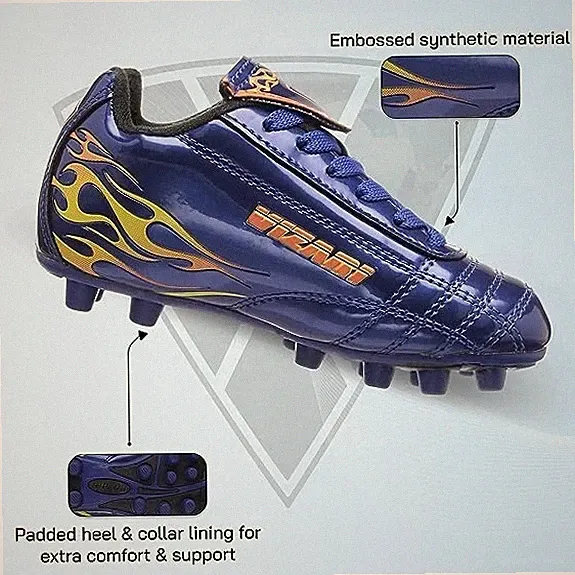 Vizari Blaze FG Kids Soccer Cleats, Youth-2, Blue, VZSE93283Y-2