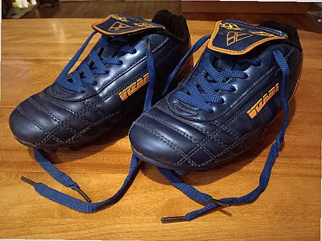 Vizari Blaze FG Soccer Cleats - Blue/Orange - Youth Size 13 - Firm Ground Shoes