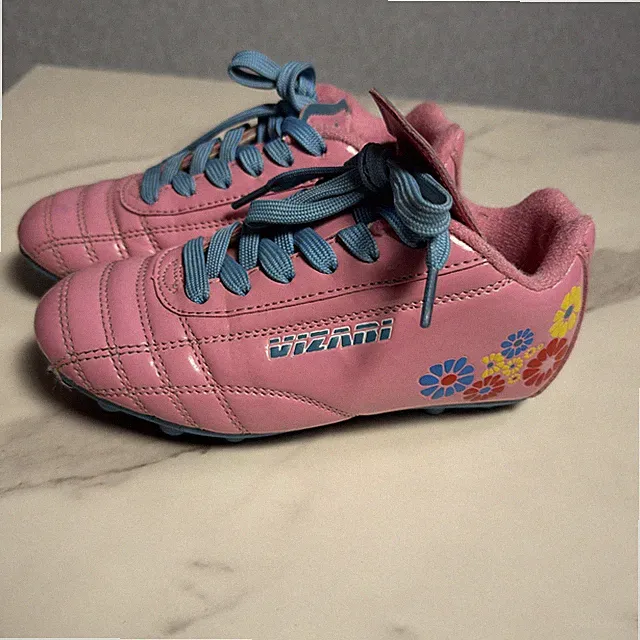 Vizari Blossom FG Soccer Shoe Pink/Blue 12C US Little Kids Youth