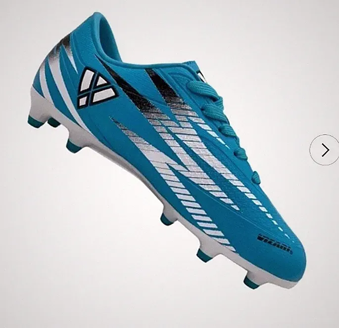 Vizari Bodega Firm Ground Outdoor Soccer Cleats - TODDLER SZ 8 - Sky/White NEW