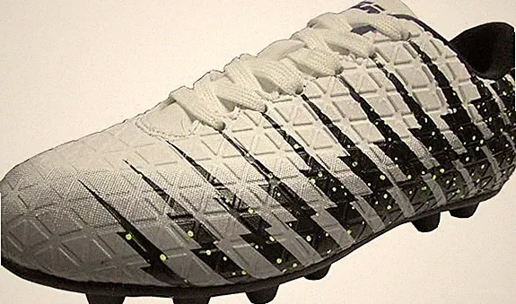 Vizari Bolt FG Soccer Shoes for Kids, Size-Junior-5, White/Black/Silver