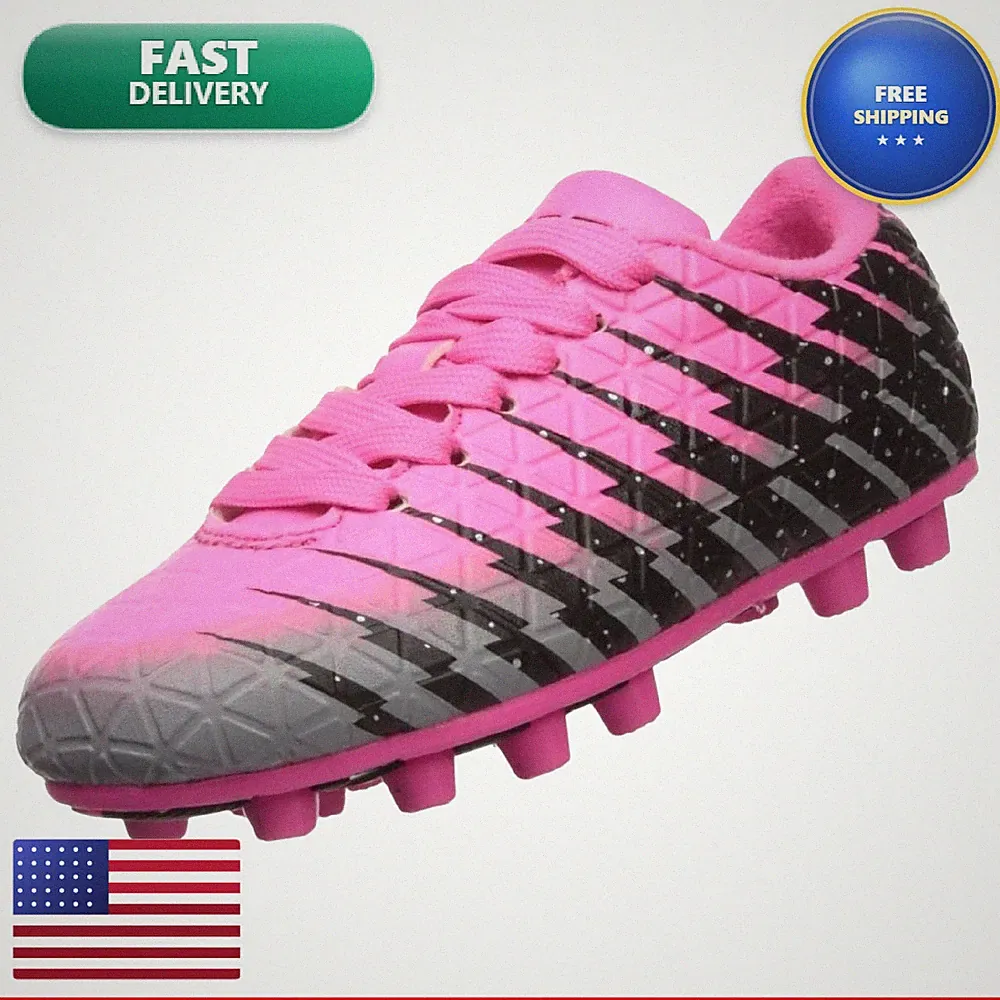 Vizari Bolt Firm Ground Youth Soccer Cleats For Boys And Synthetic Leather