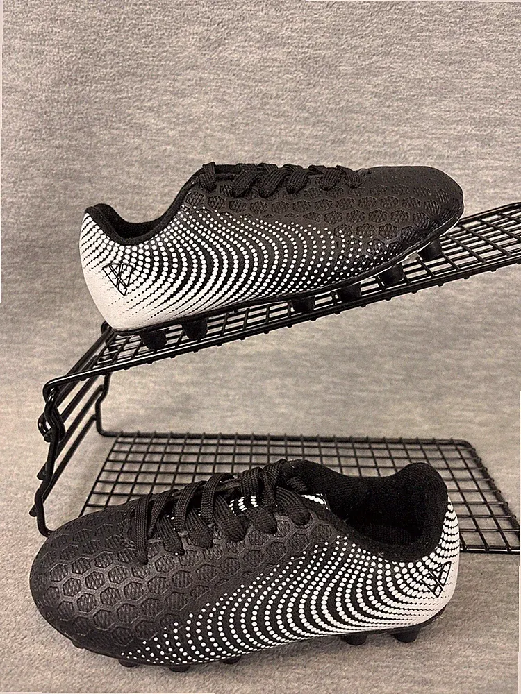 Vizari ELITE FG Shoes Mens 9 Black Soccer Spikes Cleats Low Top Athletic 98351