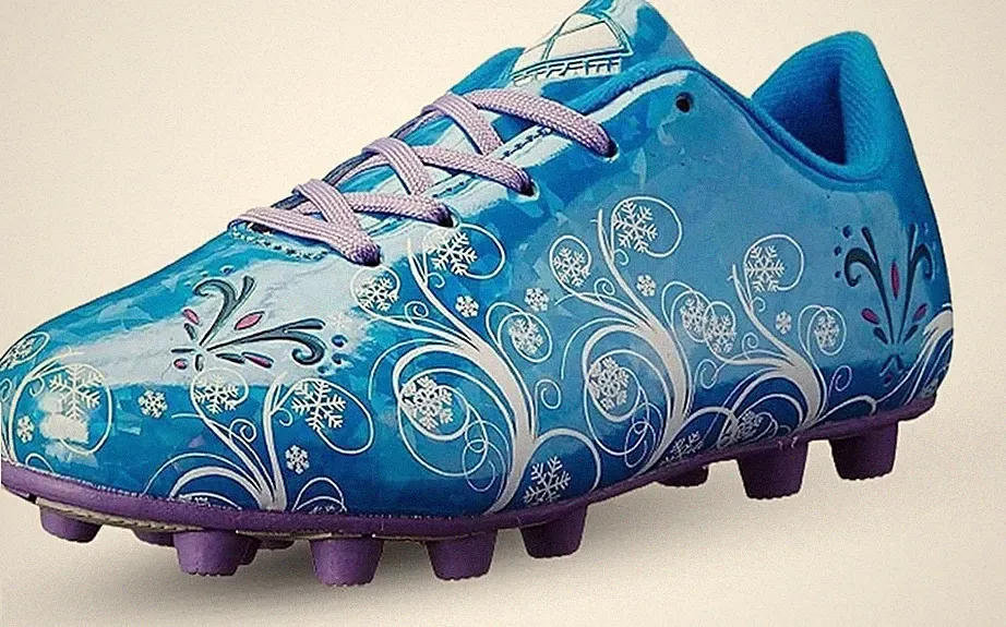Vizari Frost Kids Soccer Cleats, Firm Ground, Blue/Purple, Size 1 Little Kid