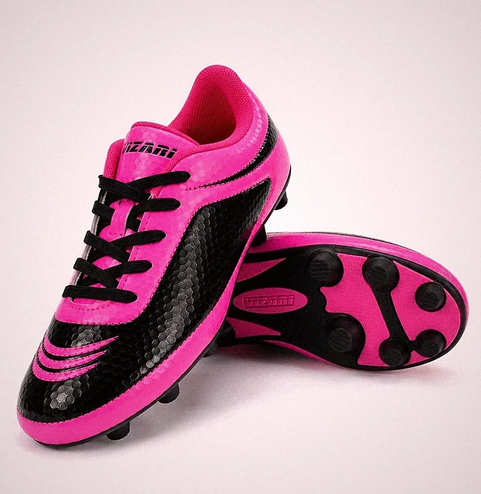 Vizari Infinity FG Soccer Cleats Kids Pink Black Size 13.5C New No Box