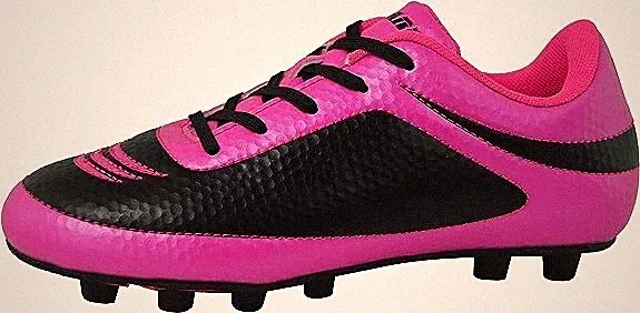 Vizari Infinity Firm Ground Soccer Cleats, Size-Youth-8.5, Pink/Black