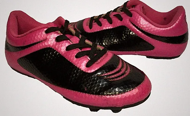 Vizari Infinity Little Girls Firm Ground Soccer Shoe Cleats-Pink/Black (Size 12)