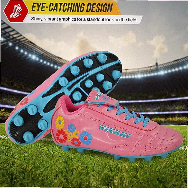 Vizari Kids Blossom FG Soccer Shoe US 13.5C, Synthetic Leather, Washable