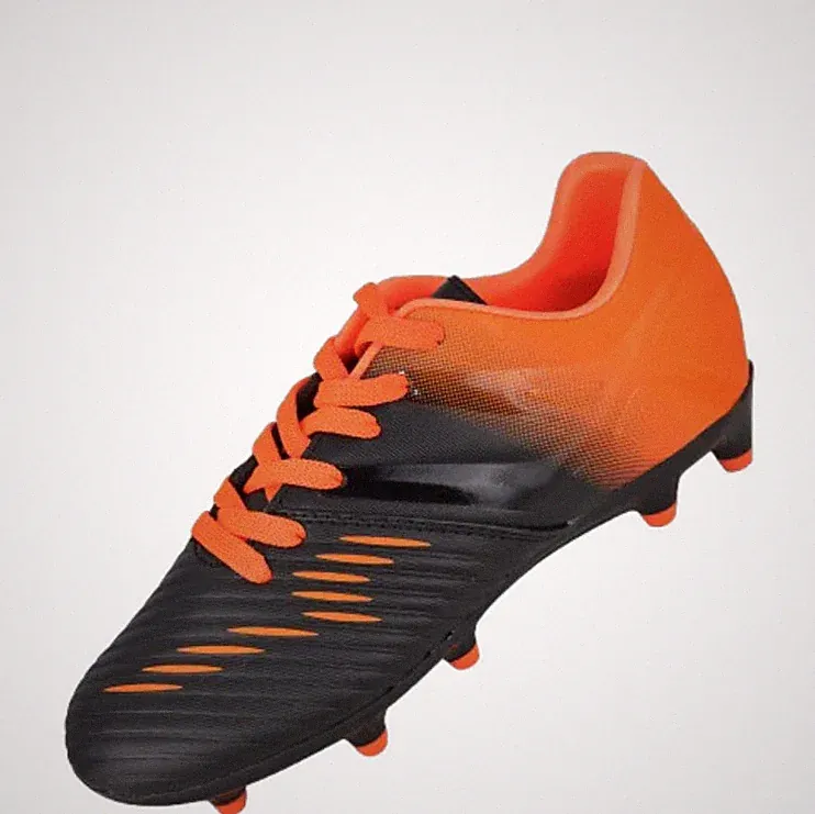 Vizari Kids' Liga FG Soccer Cleats, Style# VZSE93328J, Size 4 J, Black / Orange