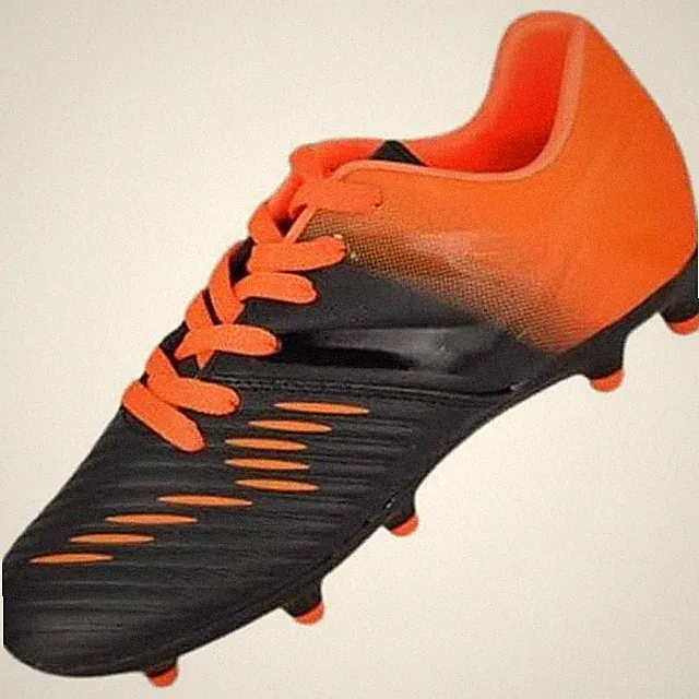 Vizari Liga Orange & Black FG Soccer Cleats for Kids US 8C
