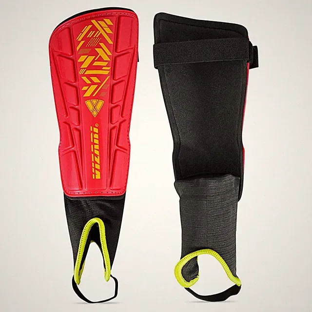 Vizari Malaga Soccer Shin Guards with Ankle Support for Kids and Adults