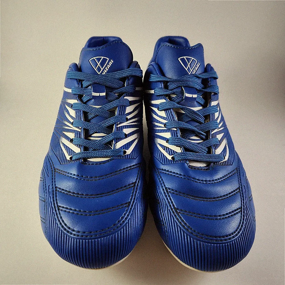 Vizari Men's Valencia FG Firm Ground Soccer Shoes / Cleats (Royal Blue / White)