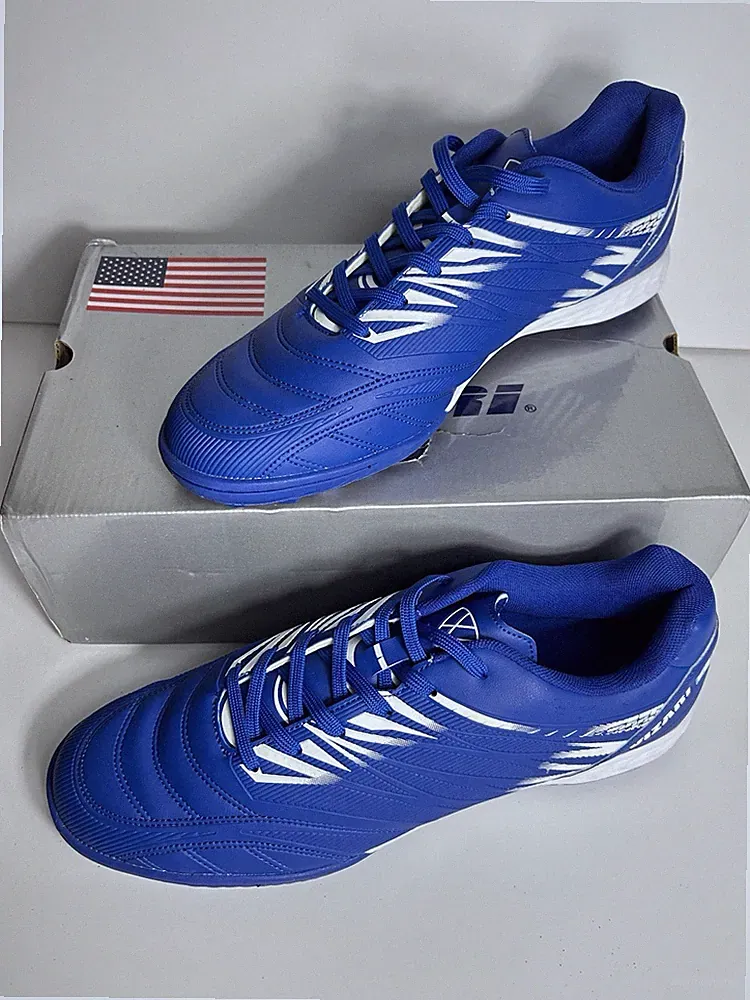 Vizari Men Valencia FG Firm Ground Soccer Shoes Cleats Royal Blue White) 13 M