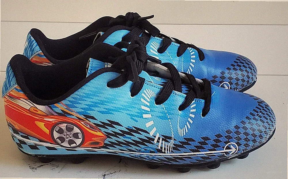 Vizari Racer Youth Turf Soccer Cleats 12.5C Blue Red Race Car VZSE9327-Y