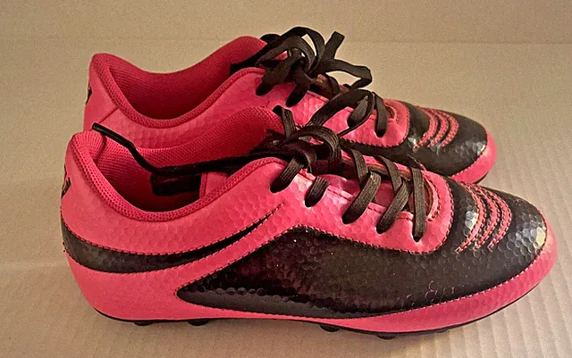 Vizari Soccer Cleats Toddler Girl 1Y Pink/Black