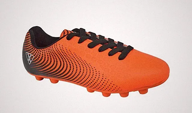 Vizari Stealth Firm Ground Soccer Cleats , Youth-13, Orange/Black, VZSE93353Y-13