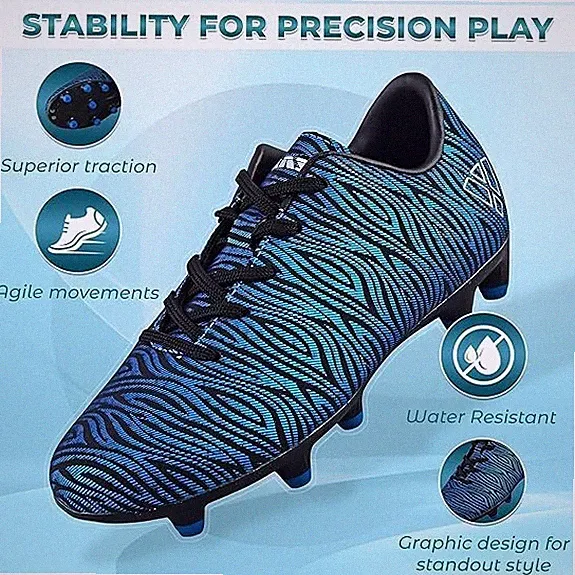 Vizari Teramo FG Soccer Cleats for Boys and Girls, Size-Youth-13.5