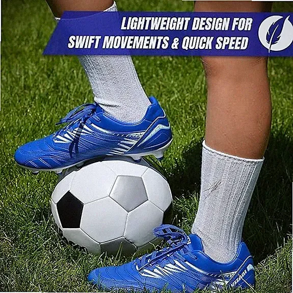 Vizari Valencia Adult Soccer Cleats, Blue, Size-10, VZSE93401M-10