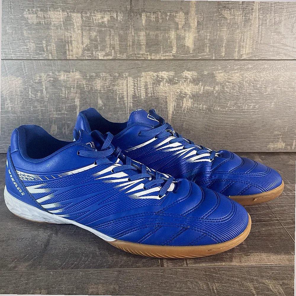 Vizari Valencia Blue Gum Sole Sneakers Indoor Soccer Futsal Streetwear 12