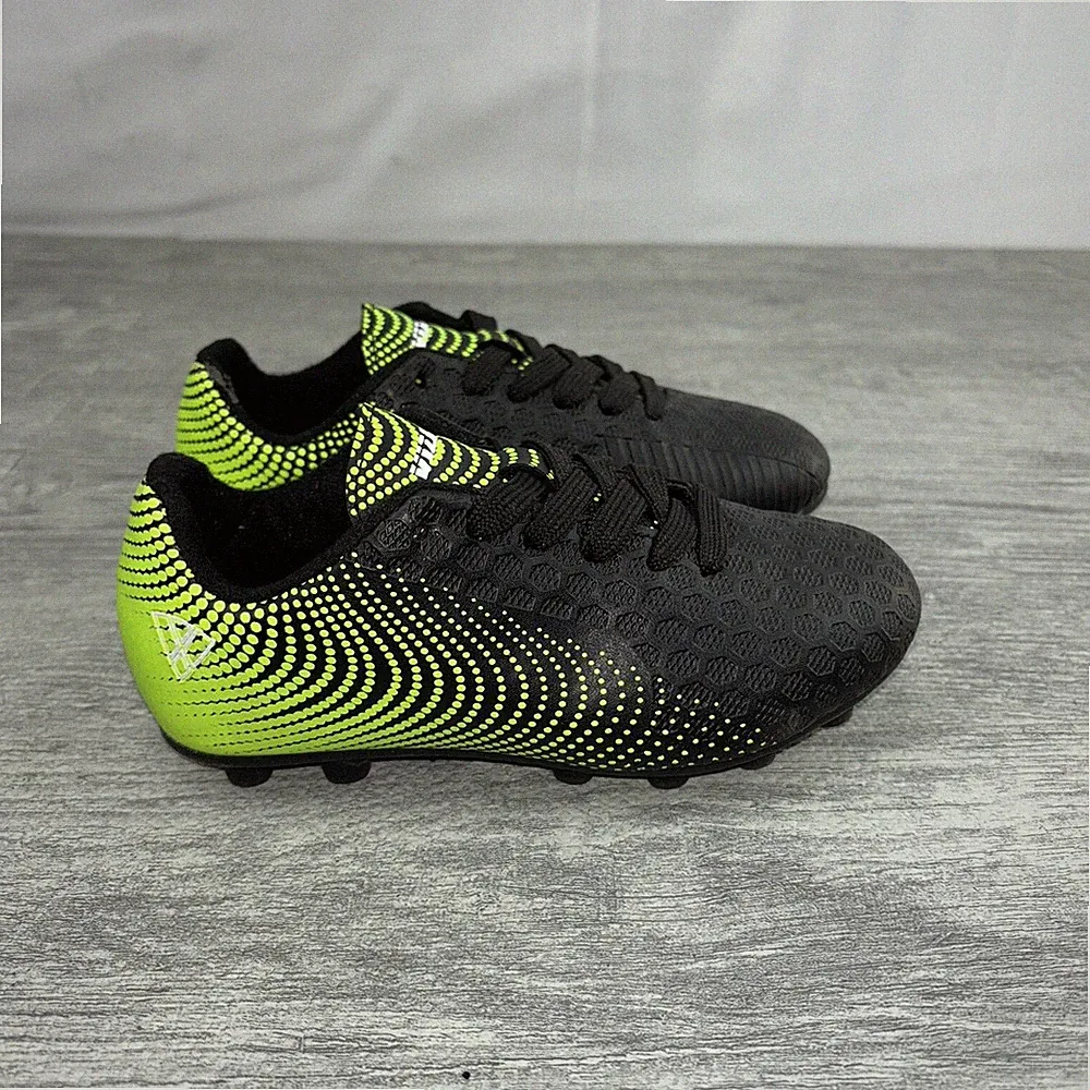 Vizari Youth Soccer Cleats Size 11.5 Neon Green Stealth FG Kids VZSE90009Y