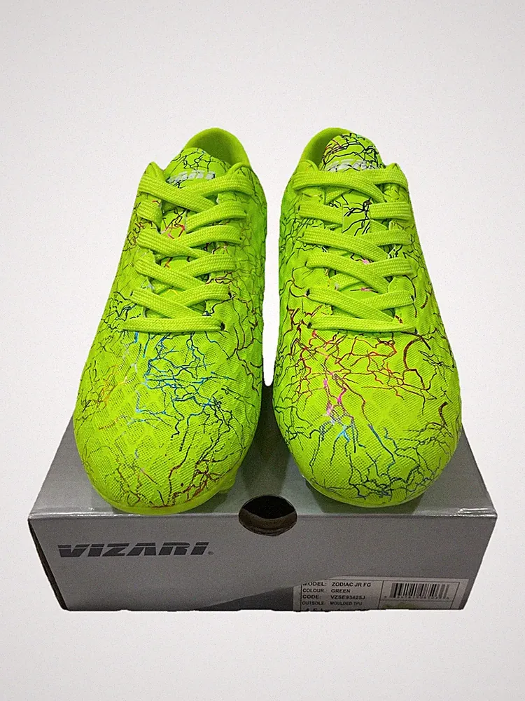 Vizari Zodiac Firm Ground Soccer Cleats, Youth 4.5, Green