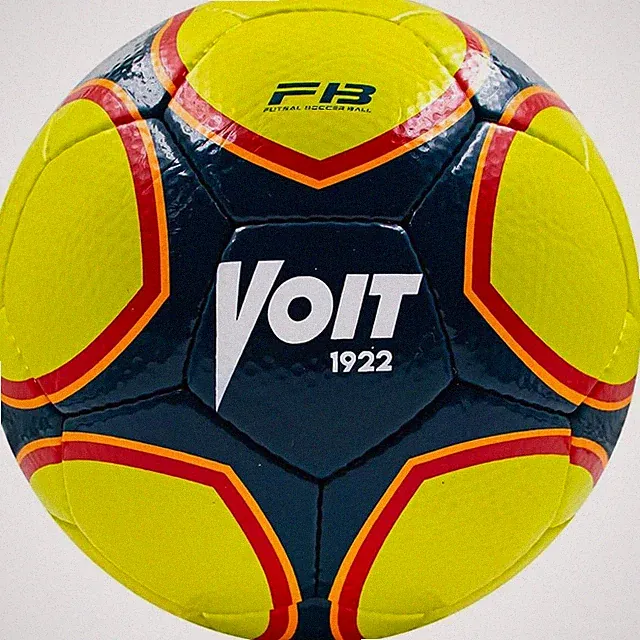 Voit Futsal Ball No.4 S300 Hand-Stitched 32 Panel Low Bounce Indoor Soccer Ball
