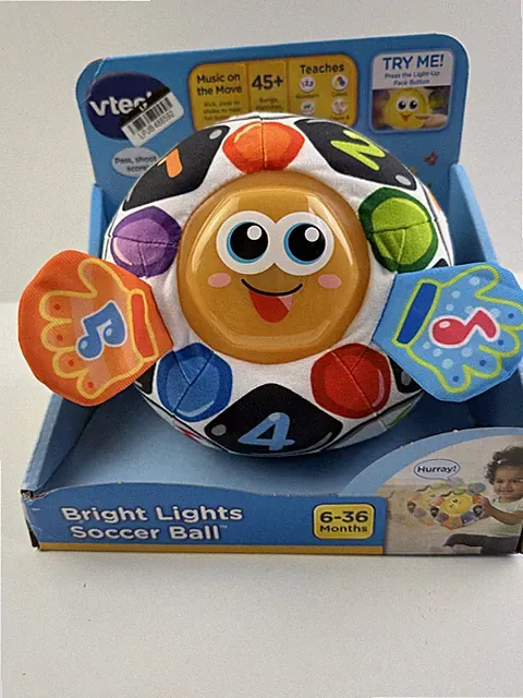 VTech 5091 Bright Lights Soccer Ball Baby Toddler Learning Toy Age 6-36 Months