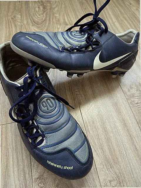 VTG 2007 Nike Total 90 Shoot FG II Soccer Cleats Mens Size 12 316246-411