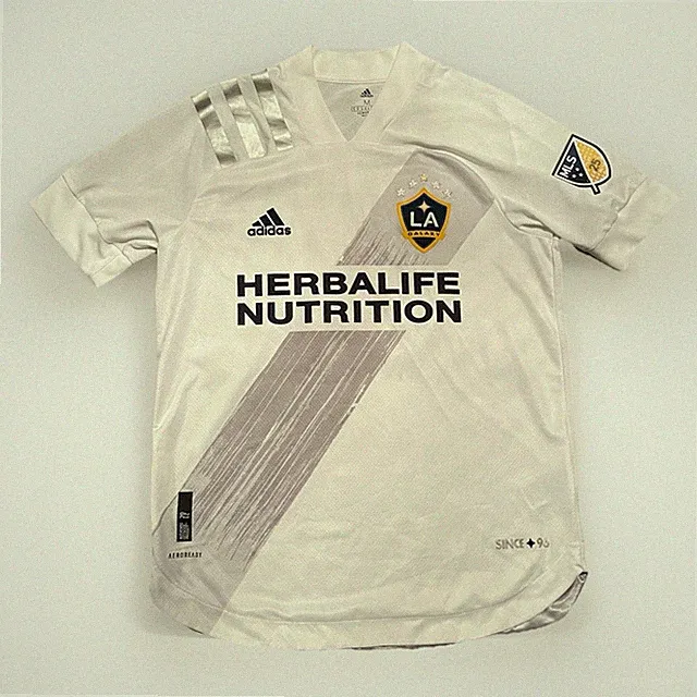 VTG 2021 M Authenthic Soccer Jersey LA Galaxy MELO UK Founding Club Custom Made
