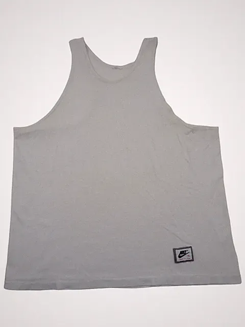 Vtg 80s 90s Nike Tank Top USA Made Jock Tag Mens Large Sleeveless Gym Muscle Tee
