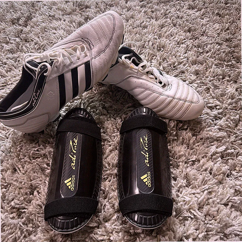 VTG Adidas adiCORE II TRX FG Soccer Cleats Shin Guards Set US12.5 UK12 EU47 1/3