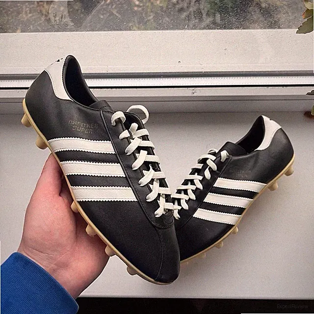 VTG Adidas Breitner Super Soccer Cleats UK 7.5 US 8 FIFA USSR Era Rare Leather