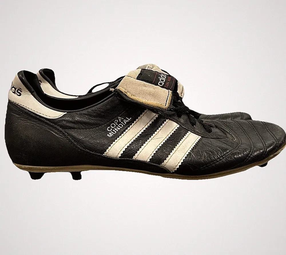 VTG Adidas Copa Mundial Shoes Mens Size 12 Black Low Top Soccer Cleats 015110