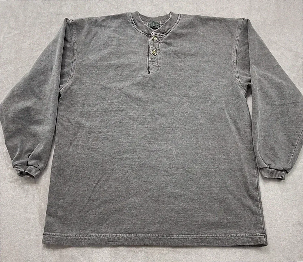 VTG Mcintosh Seymour Rugby Sweatshirt Men Large Gray Hanley Soccer Gear made USA