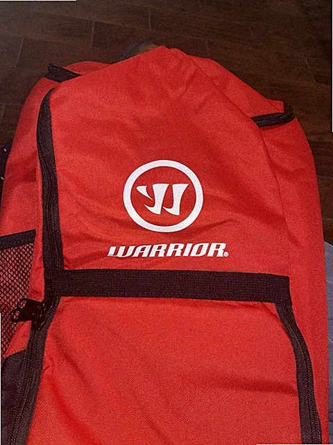 Warrior Sport Tech Athletic Backpack - All Around Heavy Duty Bag, Red Large New