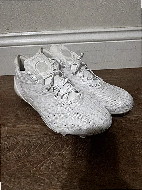 White Adidas Electric Soccer Cleats Size 9.5M