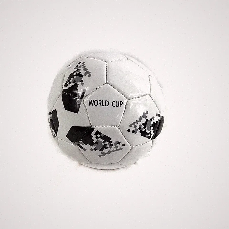 White & Black World Cup ALL WEATHER Small Soccer Ball for kids Official Size 2
