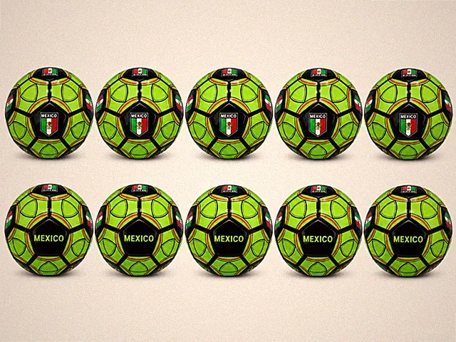 Wholesale Lot 2026 World Cup Country Flag Mexico Soccer Ball Size 5 x 10 Balls